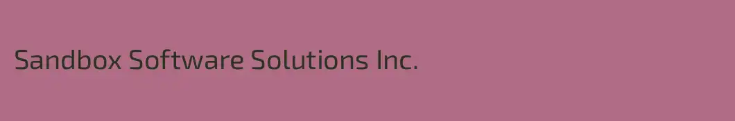Sandbox Software Solutions Inc.